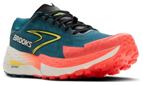 Chaussures Trail Brooks Catamount 4 Bleu/Rouge Homme