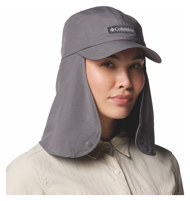 Cappellino con protezione per la nuca Columbia Skien Valley Grigio Unisex