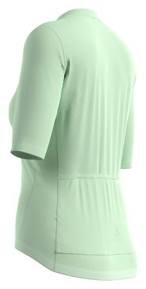 Maillot Vélo Manches Courtes Femme Odlo Essential Vert
