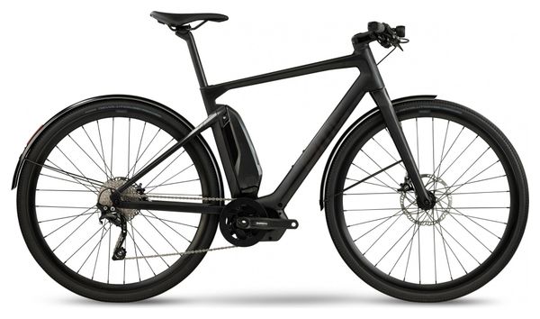 BMC Alpenchallenge AMP City One elektrisches Fitness-City-Fahrrad Shimano Deore 10S 504 Wh 700 mm Carbon Grey 2021