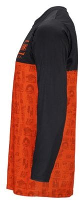 Maillot Manches Longues Kenny Charger Orange / Noir