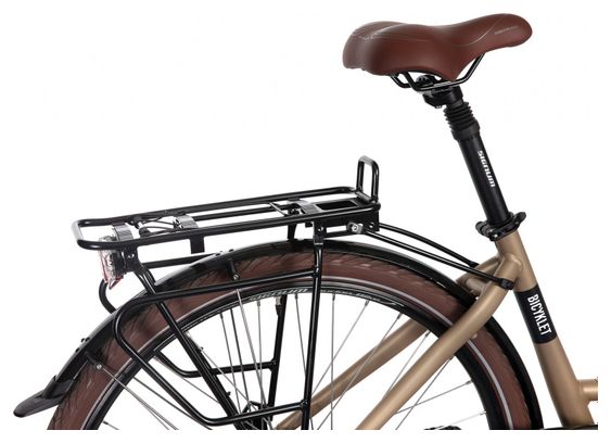 Vélo de Ville Électrique Bicyklet Carmen Shimano Tourney/Altus 7V 504 Wh 700 mm Marron Tan