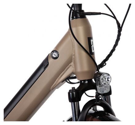 Bicyklet Carmen Electric City Bike Shimano Tourney/Altus 7S 504 Wh 700 mm Braun Tan