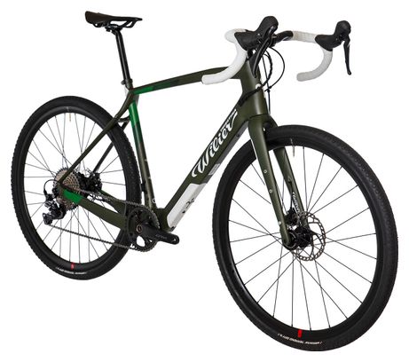 Wilier Triestina Jena Hybrid Electric Gravel Bike Shimano GRX 11S 250 Wh 700 mm Green White Matt 2022