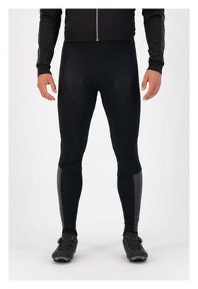 Cuissard Long Velo Avec Bretelless Avec Peau Rogelli Essential HI VIS - Homme - Noir/Réfléchissant