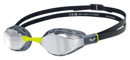 Arena zwembril met spiegelglazen Air Sonic Mirror Zilver en Antraciet