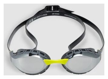 Arena zwembril met spiegelglazen Air Sonic Mirror Zilver en Antraciet