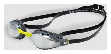 Arena zwembril met spiegelglazen Air Sonic Mirror Zilver en Antraciet