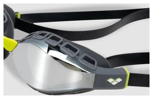 Arena zwembril met spiegelglazen Air Sonic Mirror Zilver en Antraciet