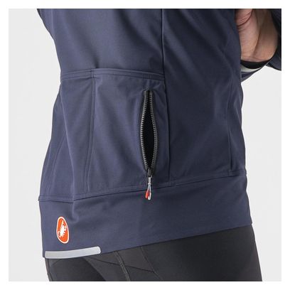 Castelli Alpha Ultimate Long Sleeve Jacket Blue/Grey