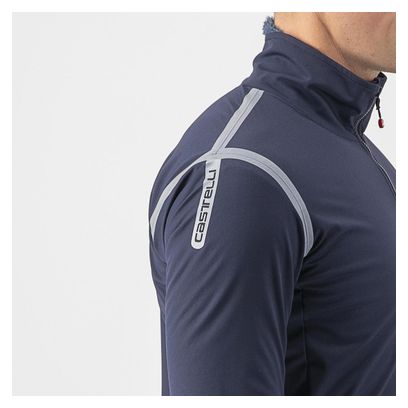 Castelli Alpha Ultimate Long Sleeve Jacket Blue/Grey