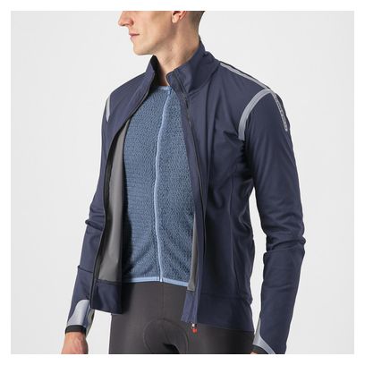 Castelli Alpha Ultimate Long Sleeve Jacket Blue/Grey