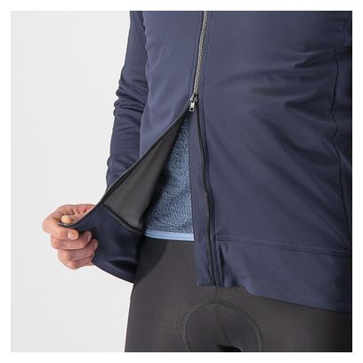 Castelli Alpha Ultimate Long Sleeve Jacket Blue/Grey