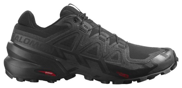 Chaussures Trail Salomon Speedcross 6 Large Noir Homme