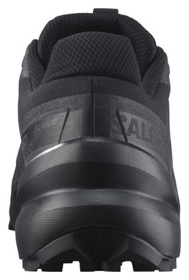 Chaussures Trail Salomon Speedcross 6 Large Noir Homme