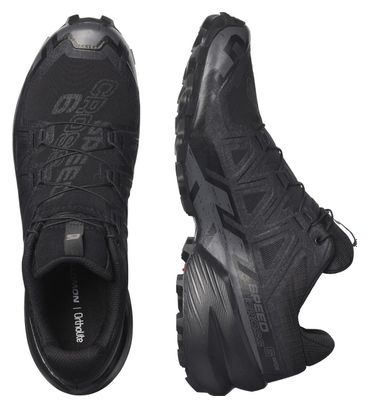 Chaussures Trail Salomon Speedcross 6 Large Noir Homme