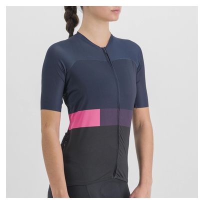 Maglia Sportful Snap a manica corta da donna Navy