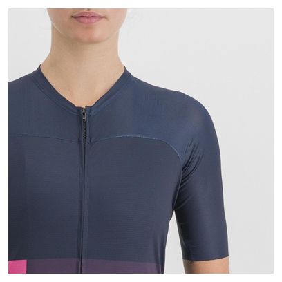 Maglia Sportful Snap a manica corta da donna Navy