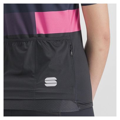 Maglia Sportful Snap a manica corta da donna Navy