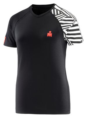 Compressport Women's IronMan Dazzle Black/White Short Sleeve Jersey