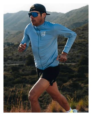 Compressport Hurricane Windproof Jacket Blue