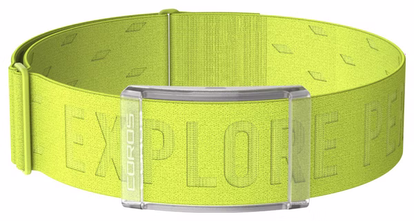 Brassard capteur cardiaque Bluetooth Coros HRM Jaune Citron