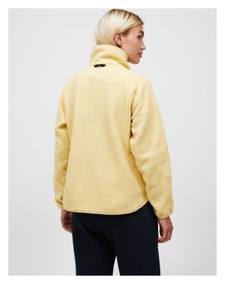 Pull Peak Performance NatureRush Pile 1/2 Zip Jaune Femme