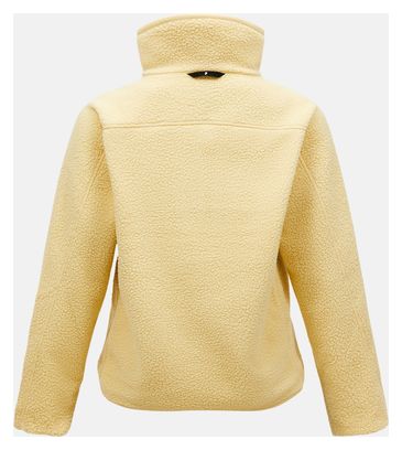 Pull Peak Performance NatureRush Pile 1/2 Zip Jaune Femme