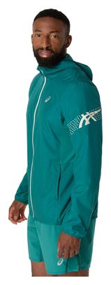 Veste coupe-vent Asics Icon Vert Homme