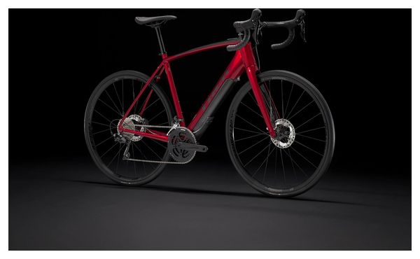 Trek Domane + ALR Fazua 250Wh Shimano 105 R7000 11S Elektrisches Rennrad Crimson Red / Trek Black 2021