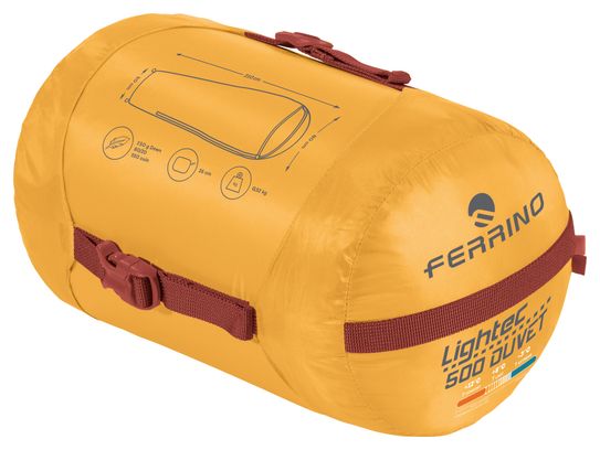 Ferrino Lightec 500 Donzen Slaapzak Geel