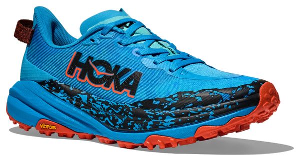 Chaussures Trail Hoka Speedgoat 6 Bleu/Orange Femme