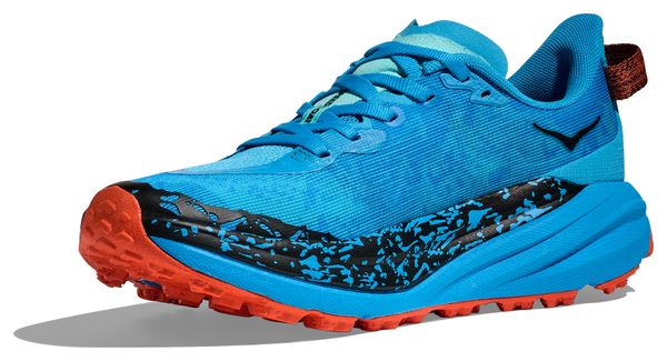 Chaussures Trail Hoka Speedgoat 6 Bleu/Orange Femme
