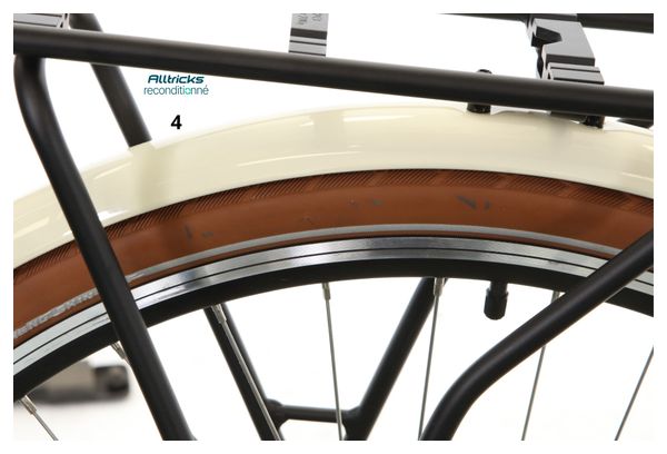 Vélo de Ville Électrique O2 Feel iVog City Up 3.1 Shimano Tourney 7V 400 Wh 26'' Blanc Lin T.M 175/185cm - Produit Reconditionné