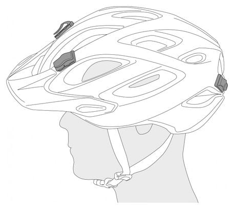 Supporti per casco Petzl Uni Adapt (confezione da 4) per Petzl Headlamp