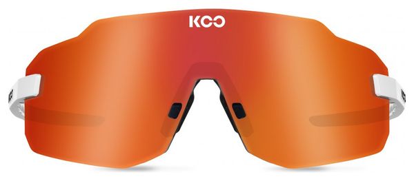 KOO Supernova Unisex Zonnebril Wit / Rood