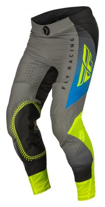 Pantalon Fly Lite Gris / Bleu / Jaune Fluo