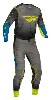 Pantalon Fly Lite Gris / Bleu / Jaune Fluo