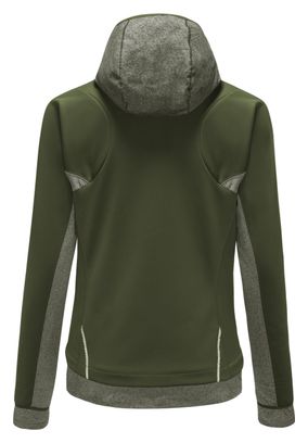 Gore Wear R3 Gore-Tex Windstopper Khaki Damen Kapuzentrikot