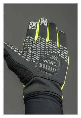 GripGrab Ride Windproof Long Gloves Hi-Vis Yellow