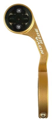 Support de compteur GPS Nova Ride Aluminium Performance pour Garmin  Wahoo  Bryton et Hammerhead Or