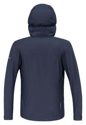 Veste Imperméable Salewa Puez Aqua Bleu Marine