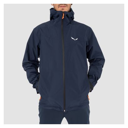 Veste Imperméable Salewa Puez Aqua Bleu Marine