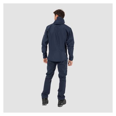 Veste Imperméable Salewa Puez Aqua Bleu Marine