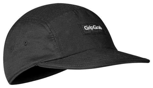 GripGrab 5 Panel Cap Black