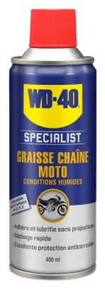 Lubrifiant Chaine WD40 Moto Cire Chaine 400 mL