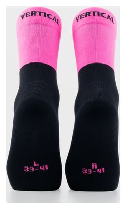 Chaussettes Vertical Mountain VA. Flash Run Noir/Rose