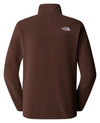 Polaire The North Face 100 Glacier 1/4 Zip Marron