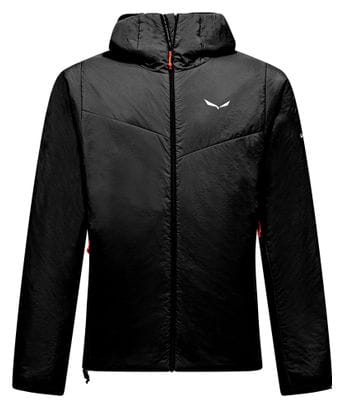 Chaqueta Salewa Puez Catinaccio 2 Tirolwool® Negra para hombre