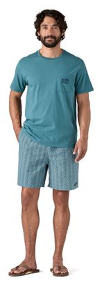 Pantalones cortos largos Patagonia Baggies - 7 pulg. Hombre Azul